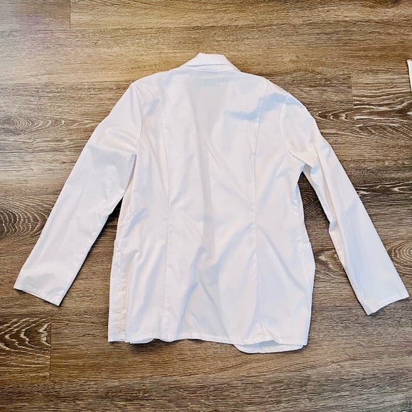 Cherokee Tops Project Lab By Cherokee White Lab Coat Poshmark